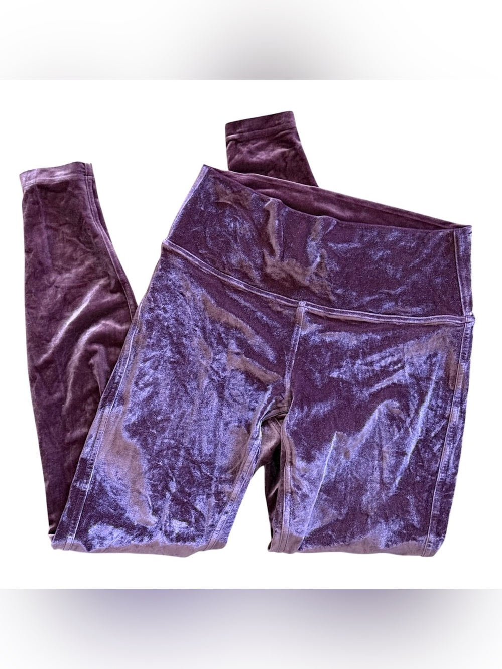 Lululemon Velvet Leggings Size 10 27” Dark Rose